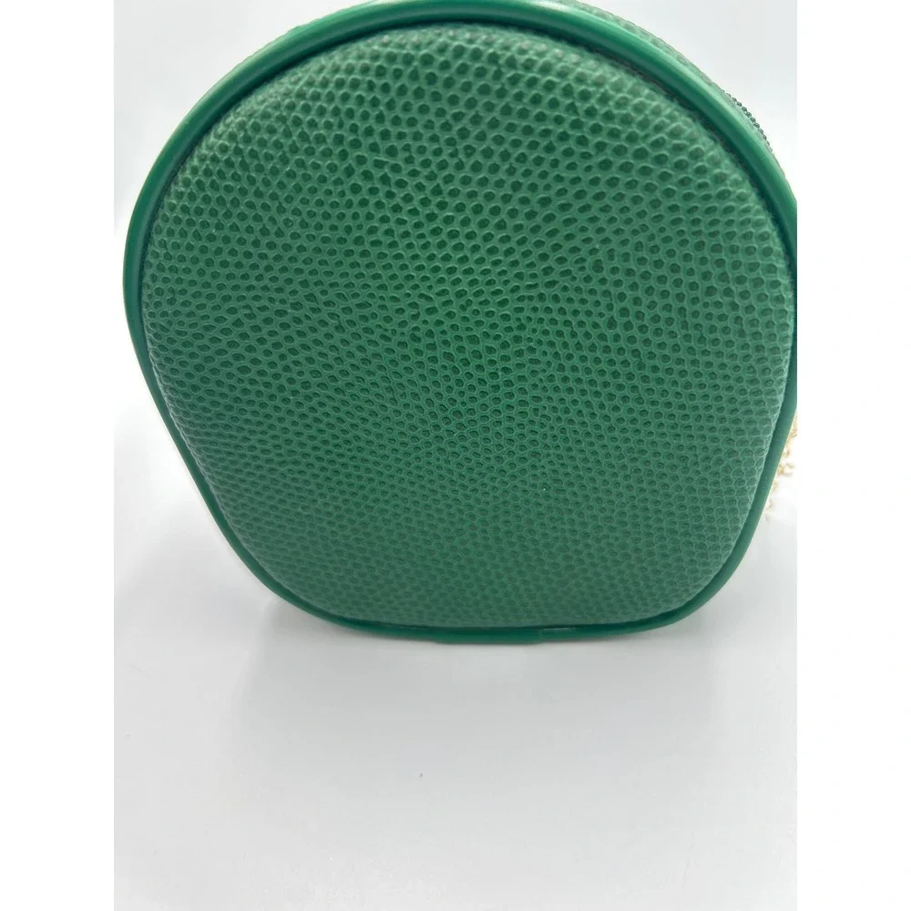 Christian Dior Poison Vintage Green Pebbled Cosmetic Bag Pouch Special Gift 1985